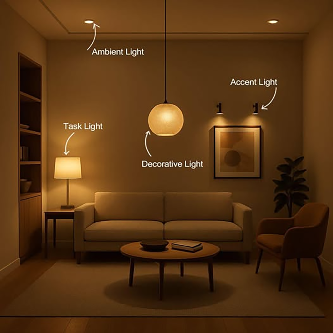 layered lighting